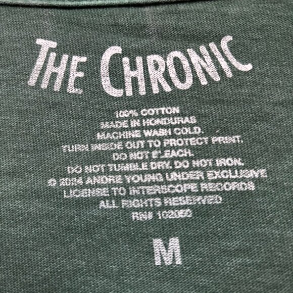 Death Row Dr Dre The Chronic Hip-Hop Debut Album Tee M - Picture 4 of 4